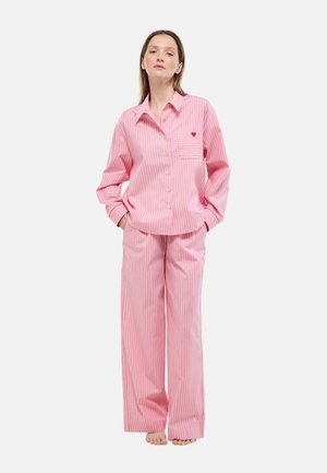 RAYÉ AVEC COEUR BRODÉ EN SET - Pyjama - pin up