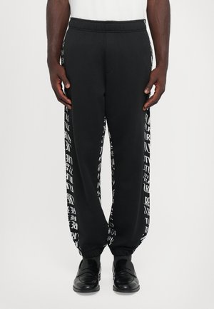 PRINT - Pantalon de survêtement - black