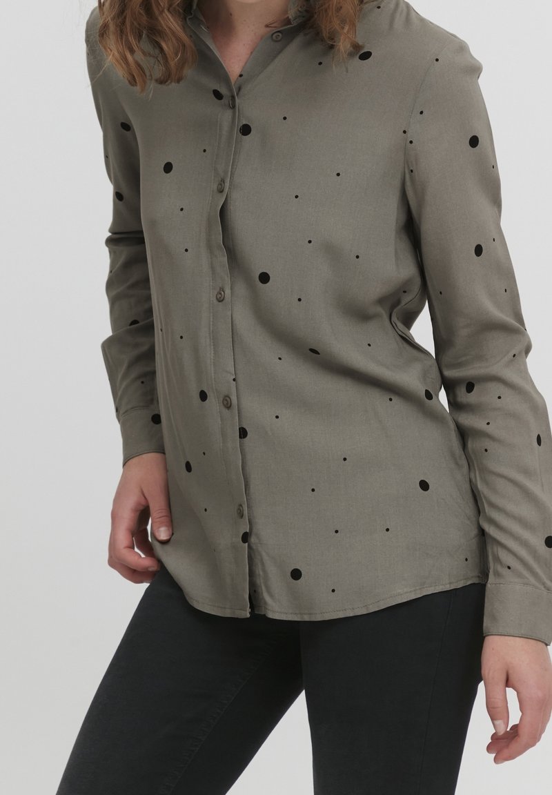 ICHI Camicia - grey denim
