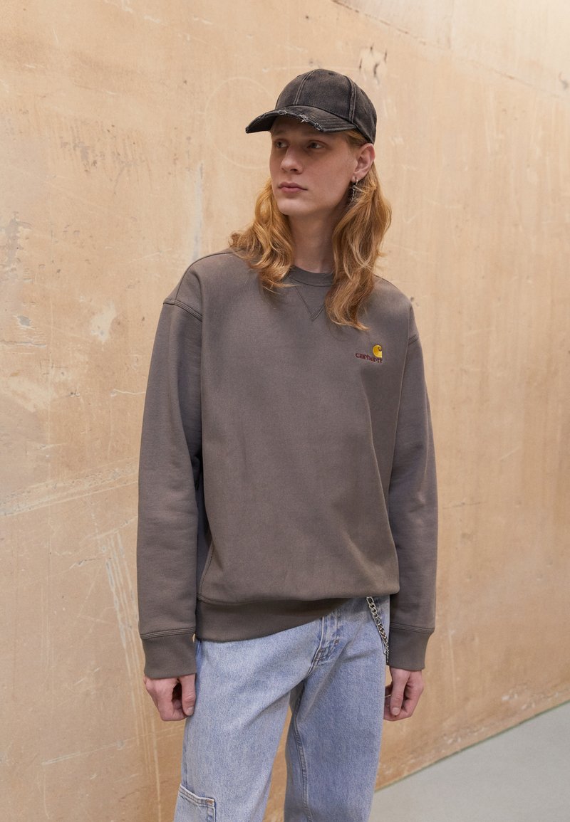 Carhartt WIP AMERICAN SCRIPT - Felpa - teide