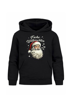 WEIHNACHTS FROHE SANTA RETROOUTFIT - Kapuzenpullover - schwarz