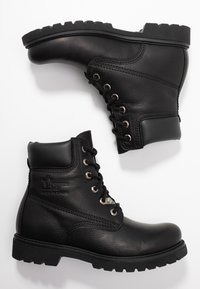 Panama Jack Botins de atacadores - black