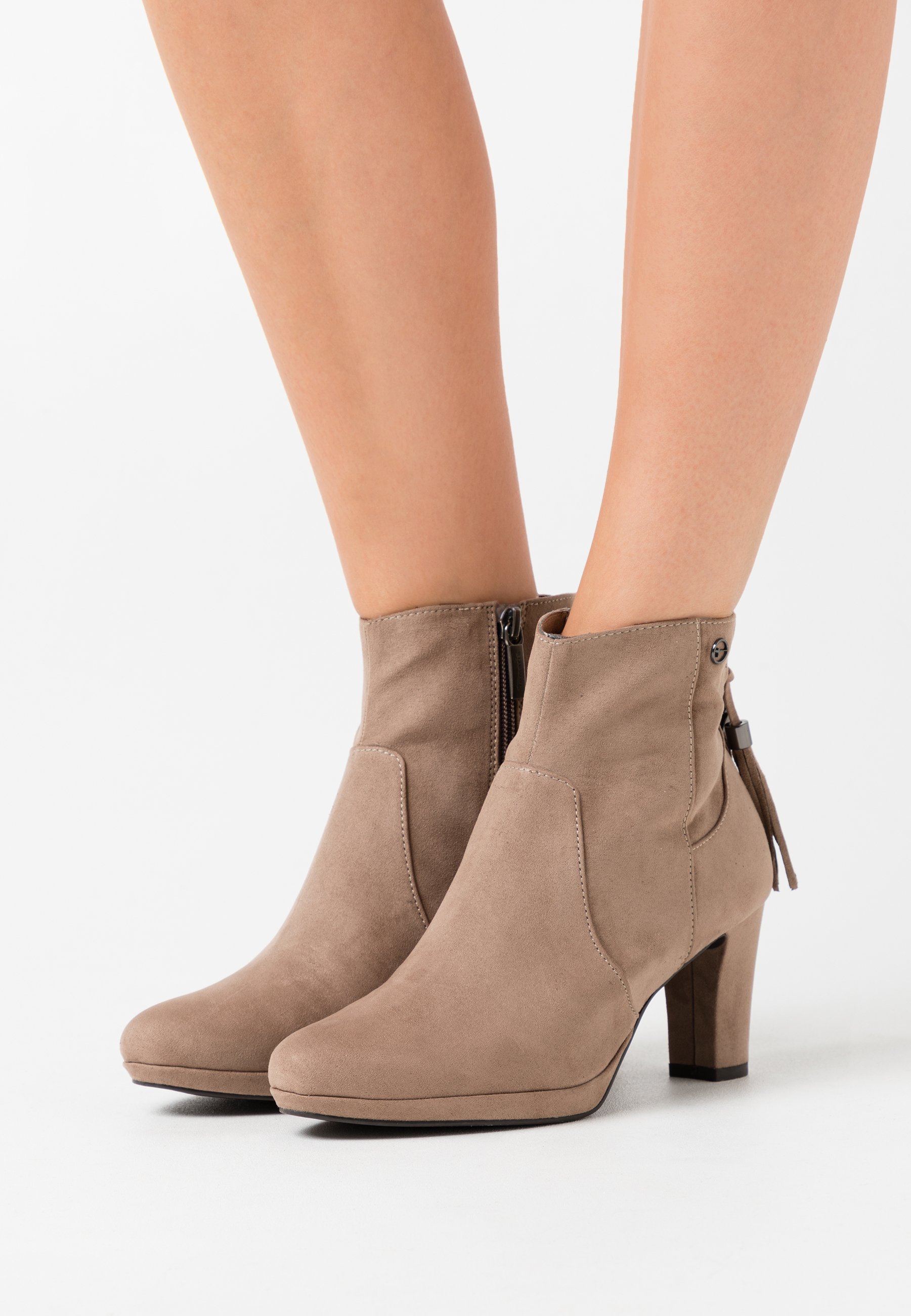 Tamaris BOOTS - Platåstøvletter - pepper Tamaris BOOTS - Platåstøvletter - pepper