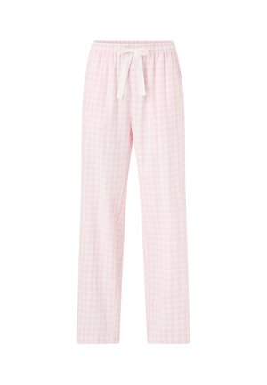Ellos Collection, SCHLAFANZUGHOSE AUS FLANELL. - Nattøj bukser - weiß rosa kariert