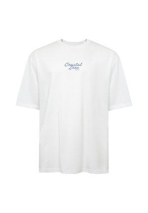 Mavi, MAVI GRAPHIC TSHIRTS COASTAL ZONE TEE - Print T-shirt - white