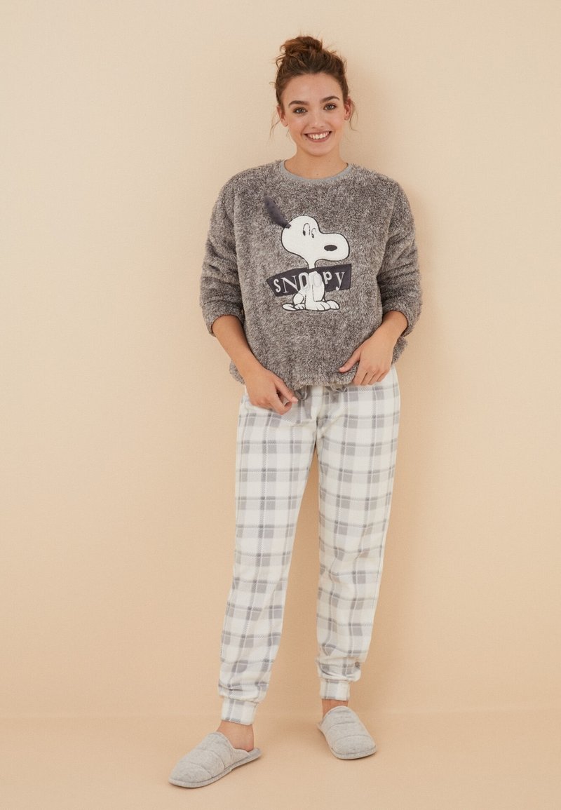 women'secret Piżama/ciemnoszary - Zalando.pl
