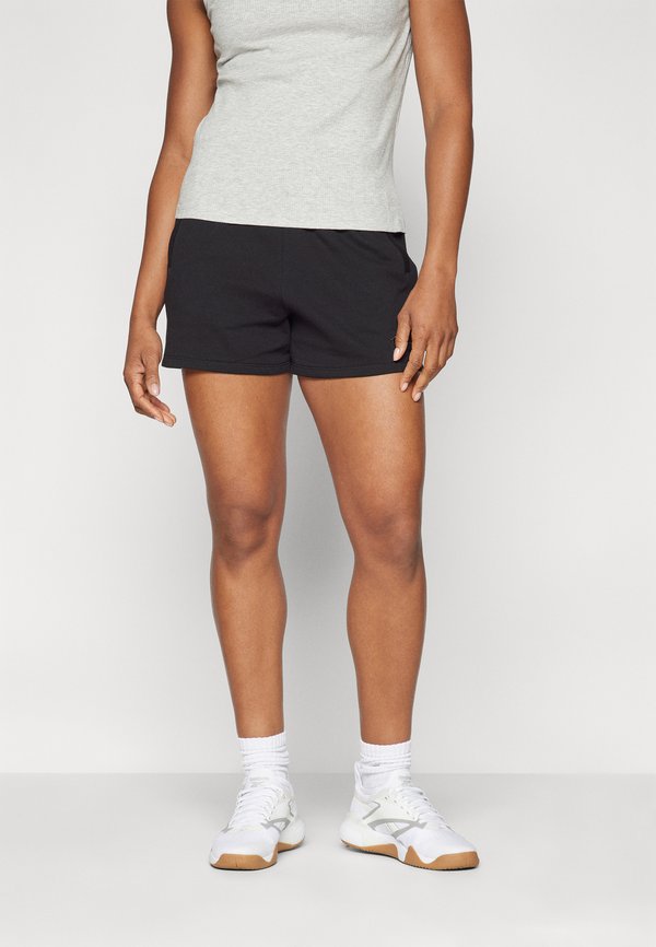 VARSITY EMBROIDERED LOGO SMOCKED WAIST SHORT WITH POCKETS - Sports shorts