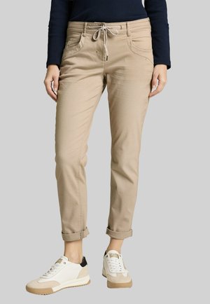 TOM TAILOR, TOM TAILOR TAPERED RELAXED - Stoffhose - soft taupe grey