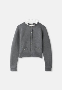 MINI MEUNIER AVEC COL BRODE - Kardigan - gris
