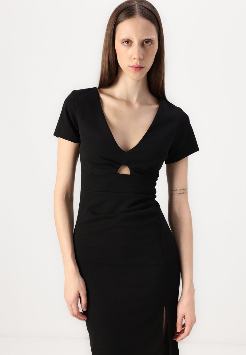 WAL G. BERNADETTE CUT OUT MIDI DRESS - Cocktail dress / Party dress - black  - Zalando.ie