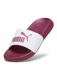 Puma POPCAT UNISEX - Pool slides - white pinktastic