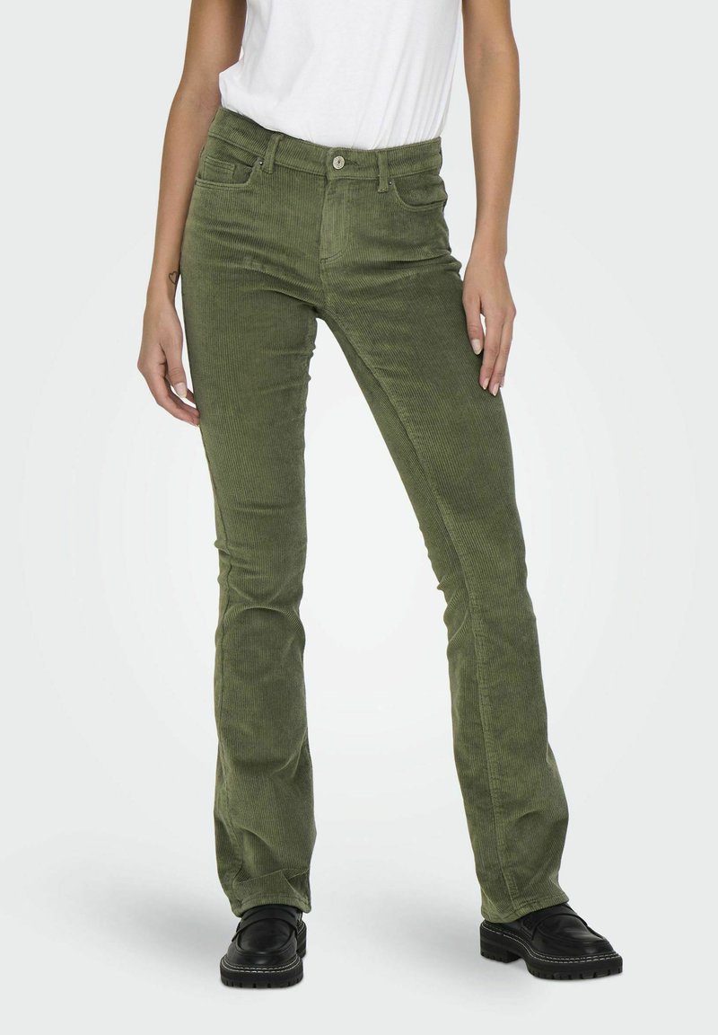 ONLY ONLMARY GLOBAL FLARED  - Stoffhose - khaki