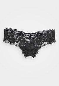 Lindex IRIS THONG 3 PACK - Tanga - black
