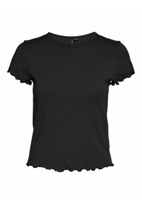Vero Moda VMBARBARA SHORT ONECK - Basic póló - black