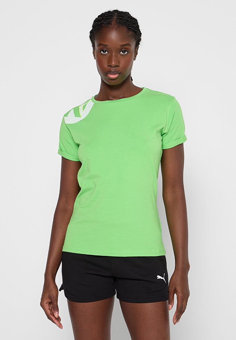kempa T-shirt print groen kempa T-shirt print groen