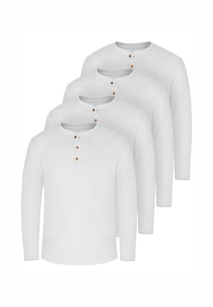 4 PACK - Langarmshirt - weiß