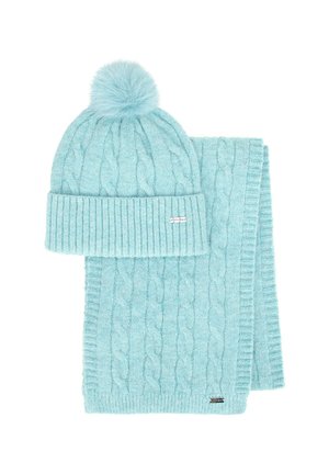 WINTER SET – WITH POMPOM  - Sciarpa - blue