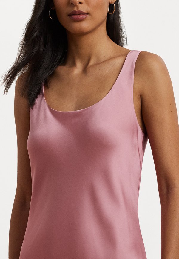 SLEEVELESS CHARMEUSE DRESS - Cocktail dress / Party dress - rose mauve3