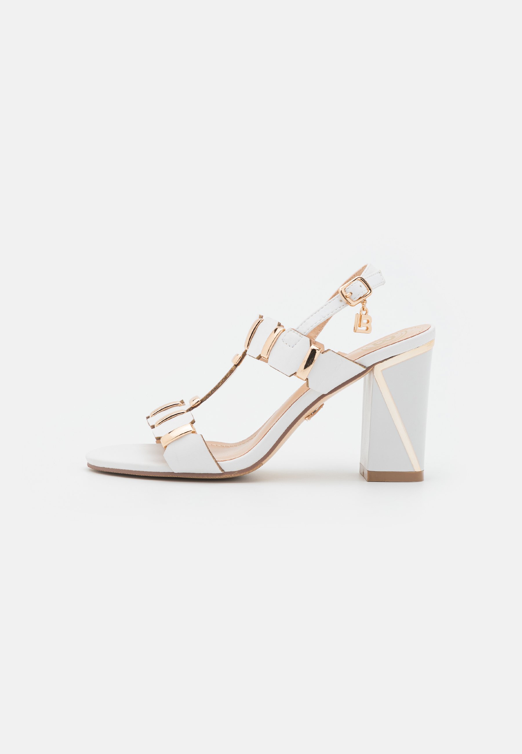 Laura Biagiotti Sandalen met hoge hak - basic white/wit - Zalando.nl