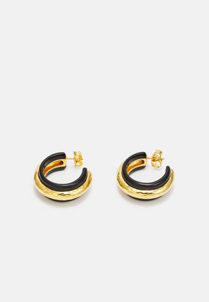NAZCA EARRINGS - Earrings - gold-coloured/black