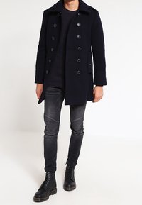 G-STAR Stickad tröja - dark blue