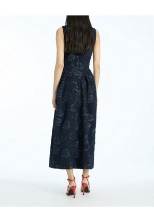 ROTATE, ABITO LUNGO LORI SKY CAPTAIN BLU    - Robe de jour - nero