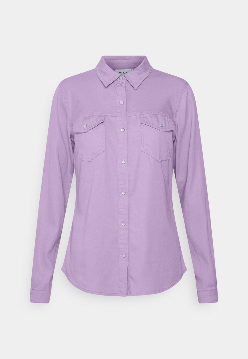 VILA VIBISTA SU-NOOS - Blusa com botões - pastel lilac