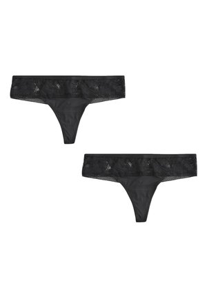 Next, KNICKERS 2 PACK   - Stringid - black