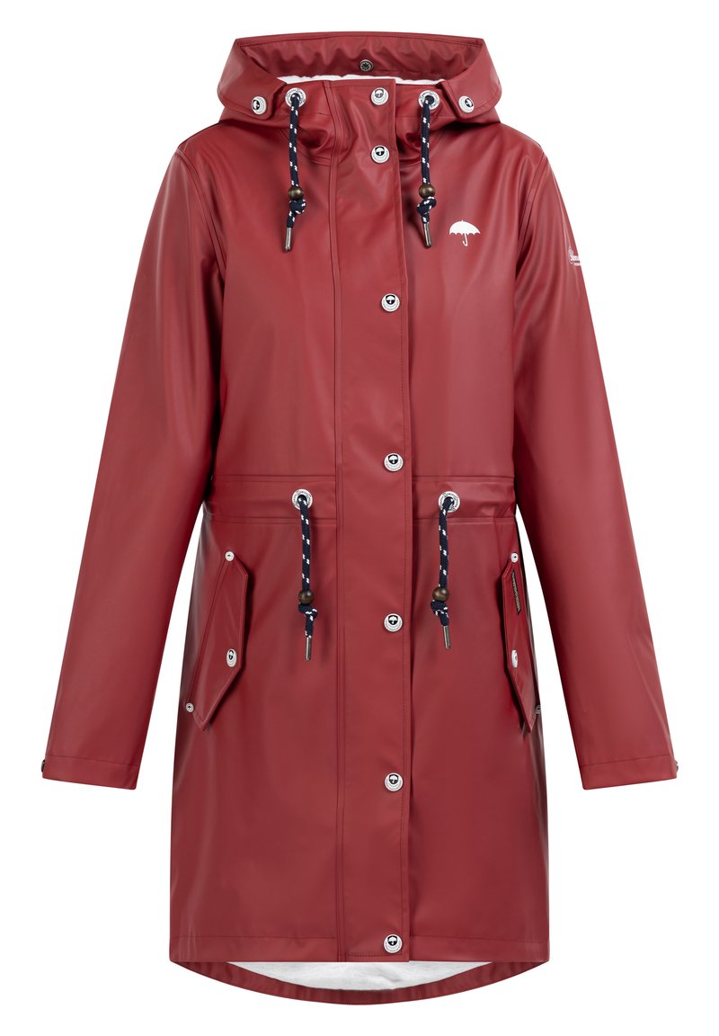 Schmuddelwedda Regenjas donkerrood