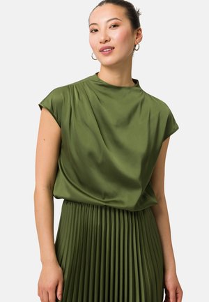 MIT STEHKRAGEN - Blouse - cypress