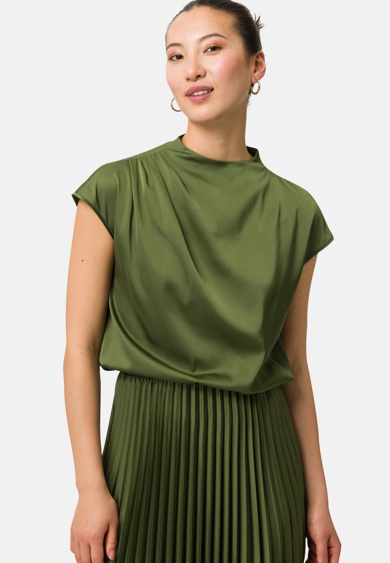 zero MIT STEHKRAGEN - Blouse - cypress