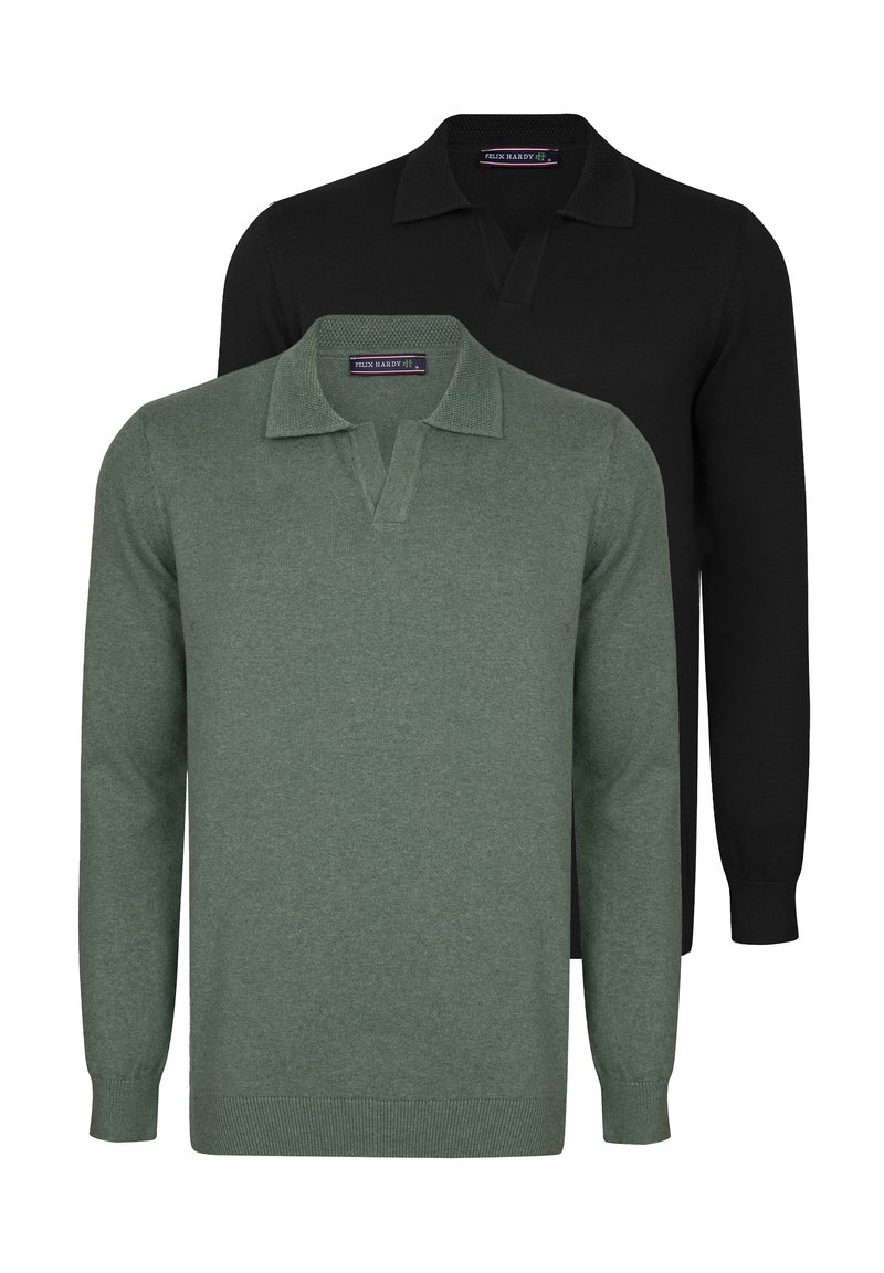 Felix Hardy 2 PACK - Poloshirts - mottled green