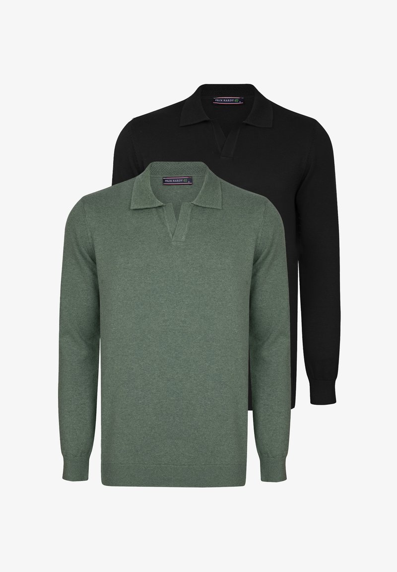 Felix Hardy 2 PACK - Poloshirts - mottled green