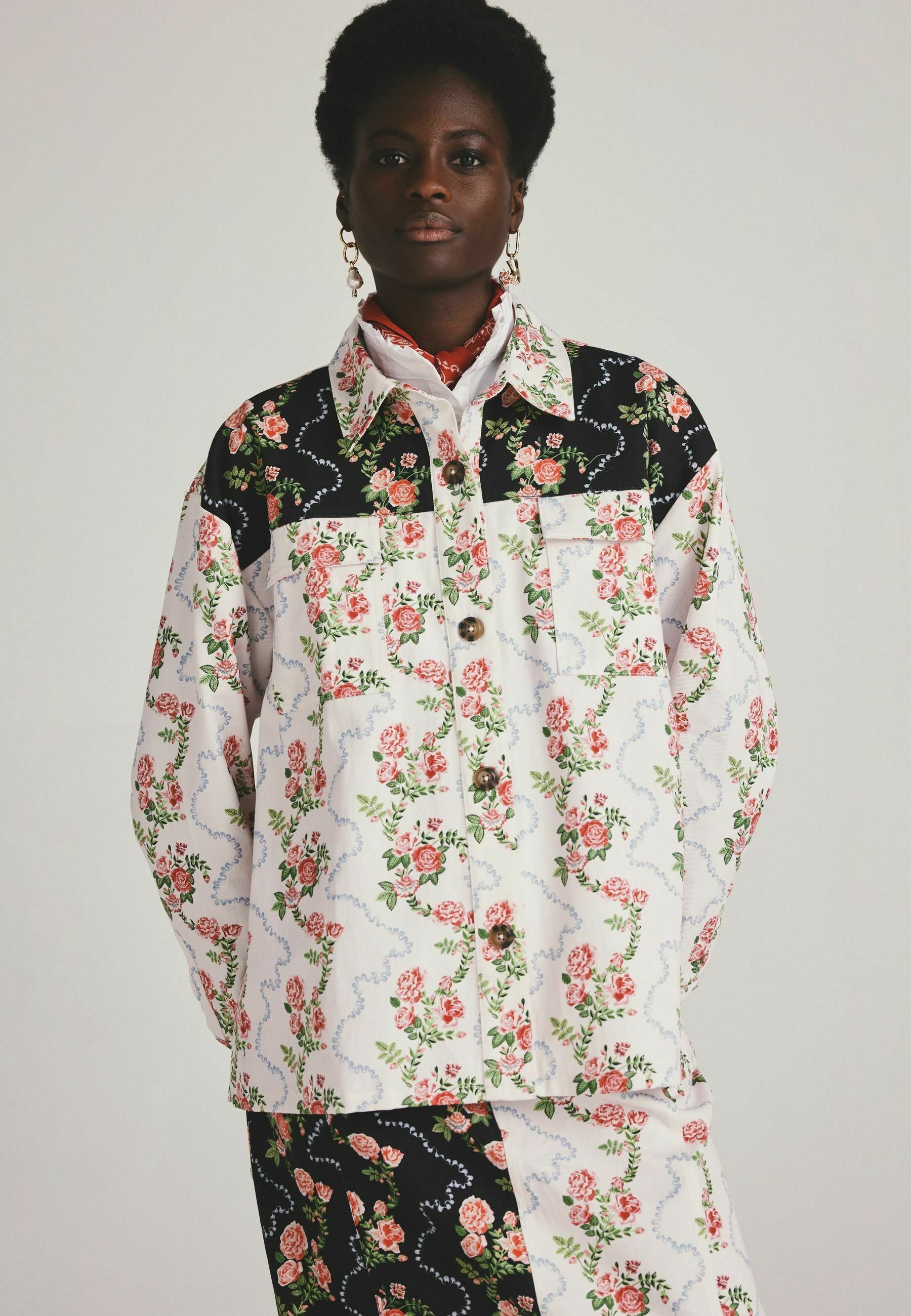 Cath Kidston TWILL REGULAR FIT - Summer jacket - rose flutter