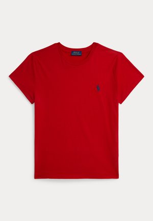 CLASSIC FIT COTTON JERSEY CREWNECK TEE - Základné tričko - red