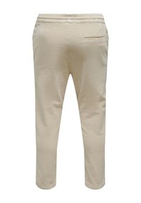 Only & Sons ONSLINUS CROPPED PANT CORD - Stoffhose - silver lining