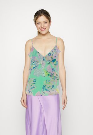 Vero Moda VMHOPE DINO SINGLET - Μπλούζα - jade cream/hope