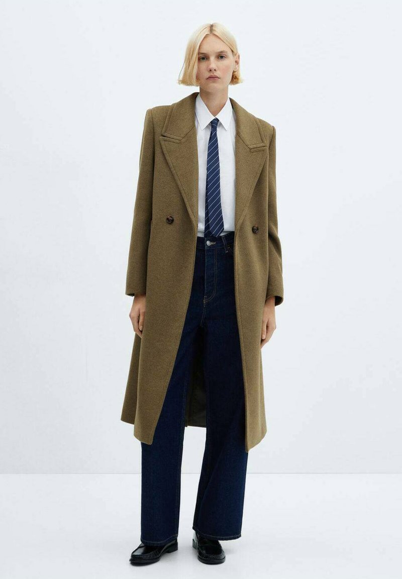 Mango Classic coat - khaki