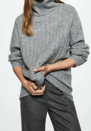 Pullover - mottled grey