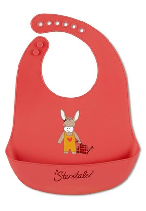 SILICONE BIB EMMILY - Bib - hellrot