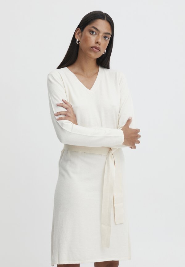 IHKAVA - Jumper dress - oatmeal melange