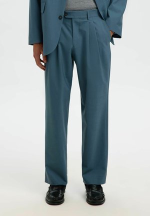 RELAXED FIT - Pantalon classique - dark petrol