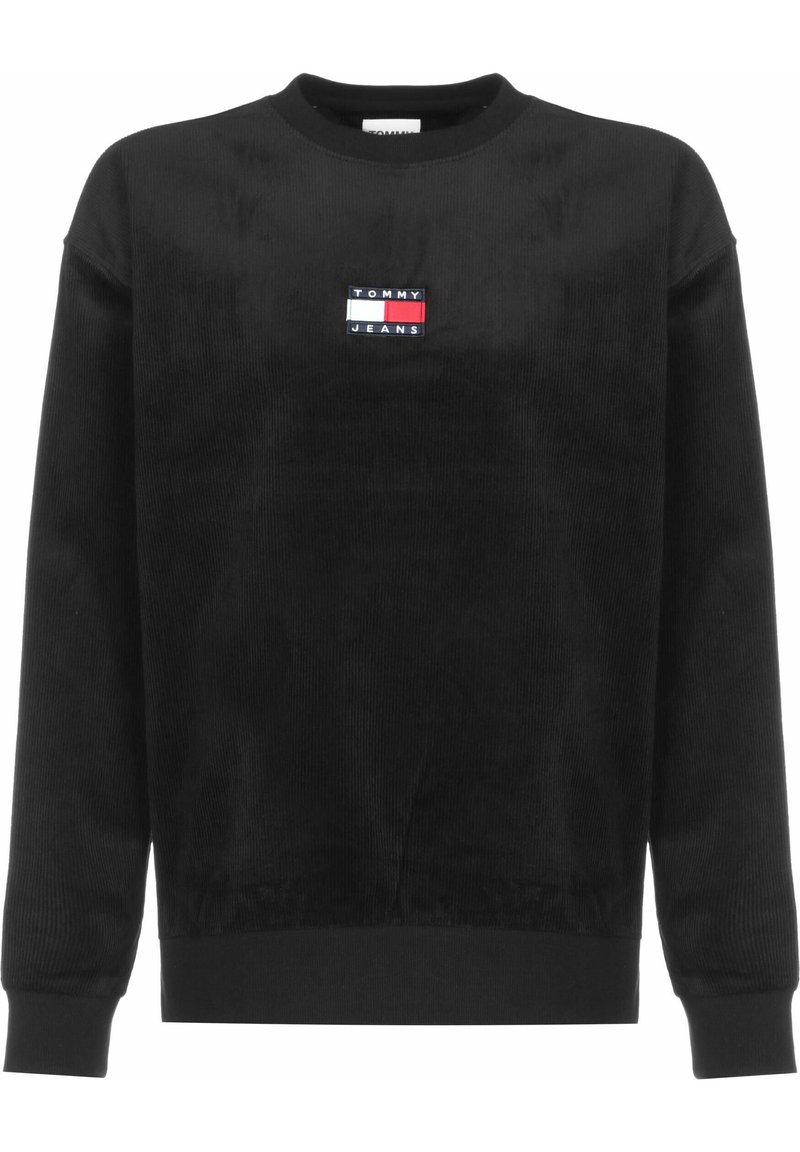 Tommy Jeans BADGE Sweatshirt black/noir ZALANDO.FR
