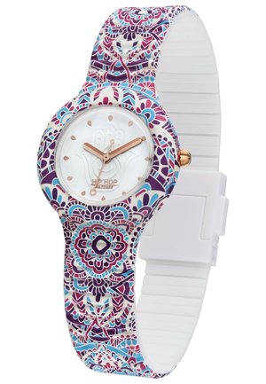 MANDALA  - Horloge - bianco/blu/rosa