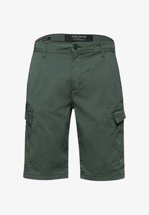Street One MEN, BERMUDA IM REGULAR FIT IM CARGO-LOOK - Shorts - smoke green