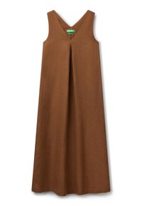 Costume 2 Pièces (pantalon + Veste) United Colors Of Benetton - Taille 42 (US 4) - Marron Et Bleu - Occasion TB