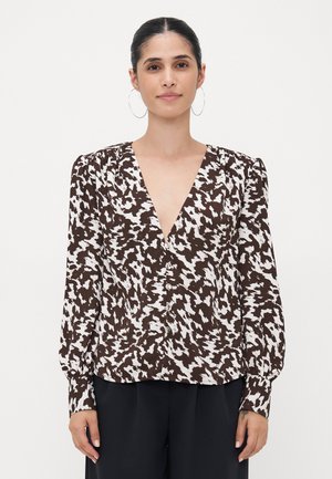 ONLCATYTHALIA LIFE V NECK  - Blouse - mole