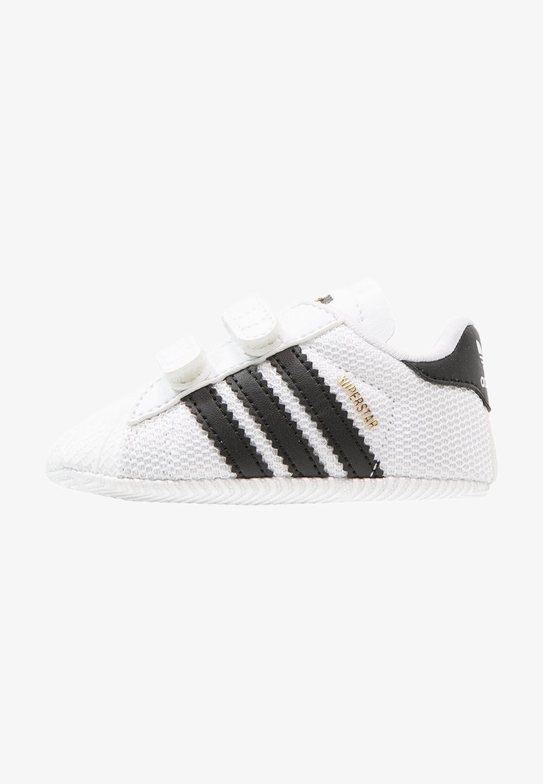 adidas Originals SUPERSTAR CRIB UNISEX - První boty - white/core black