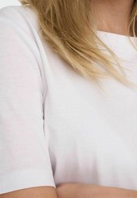 ONLY EINFARBIGES - T-shirt basic - white
