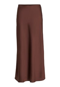 VILA Jupe Longue Satin Taille Haute Femme - Élégante Et Confortable